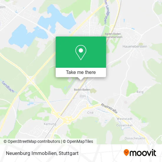 Карта Neuenburg Immobilien