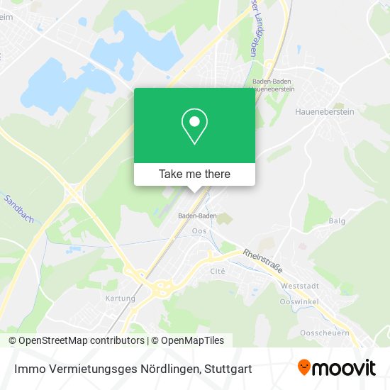 Immo Vermietungsges Nördlingen map