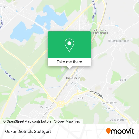 Карта Oskar Dietrich