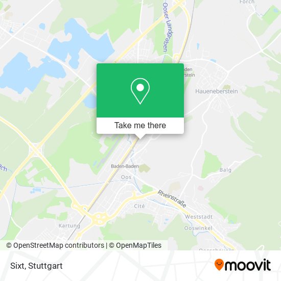 Карта Sixt