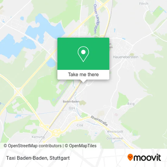 Карта Taxi Baden-Baden