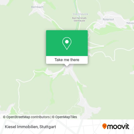 Kiesel Immobilien map