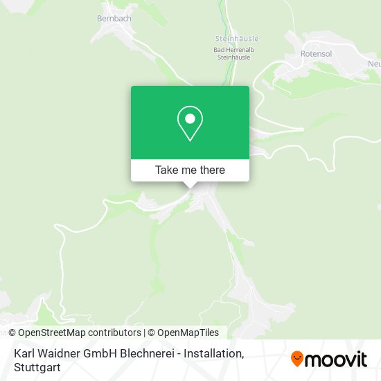 Karl Waidner GmbH Blechnerei - Installation map