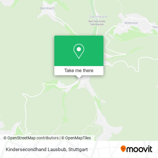 Kindersecondhand Lausbub map