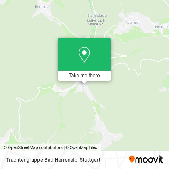 Trachtengruppe Bad Herrenalb map
