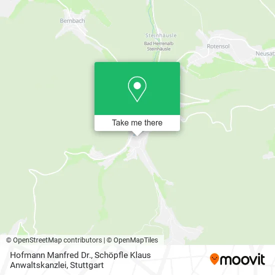 Карта Hofmann Manfred Dr., Schöpfle Klaus Anwaltskanzlei