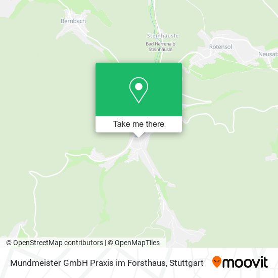 Mundmeister GmbH Praxis im Forsthaus map