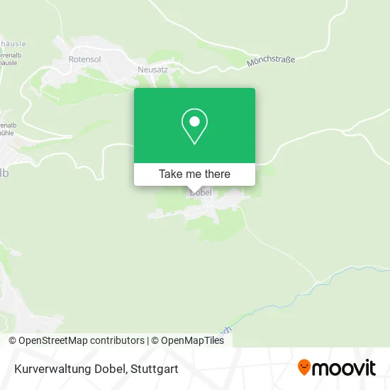Карта Kurverwaltung Dobel