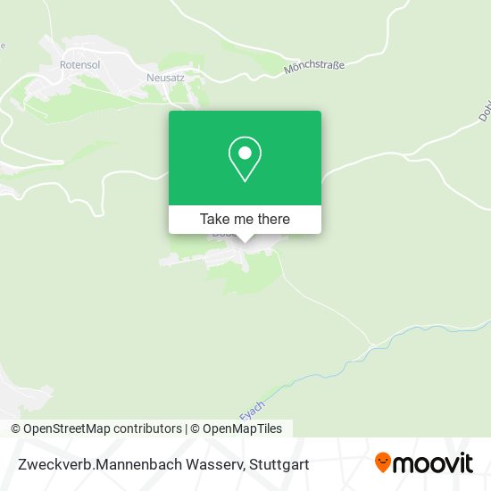 Карта Zweckverb.Mannenbach Wasserv