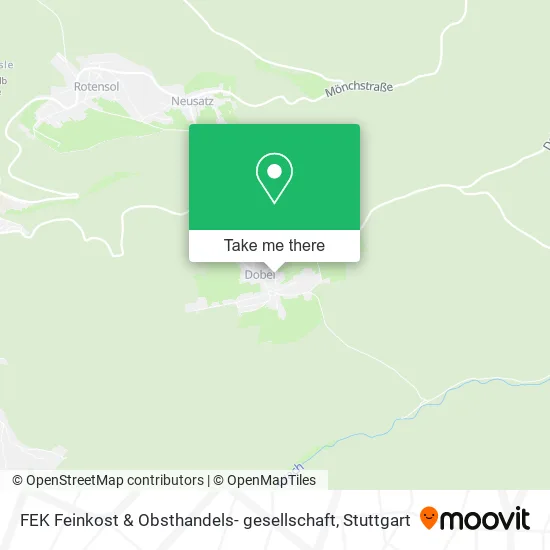 Карта FEK Feinkost & Obsthandels- gesellschaft