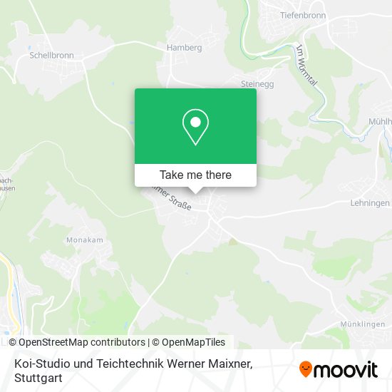 Карта Koi-Studio und Teichtechnik Werner Maixner