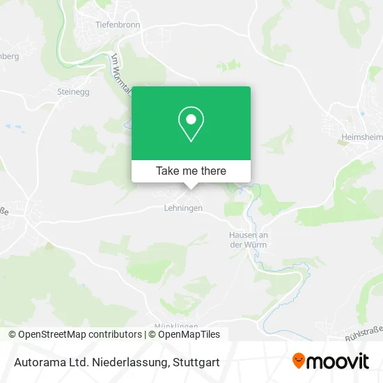 Карта Autorama Ltd. Niederlassung