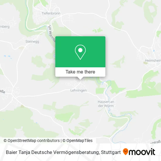 Карта Baier Tanja Deutsche Vermögensberatung