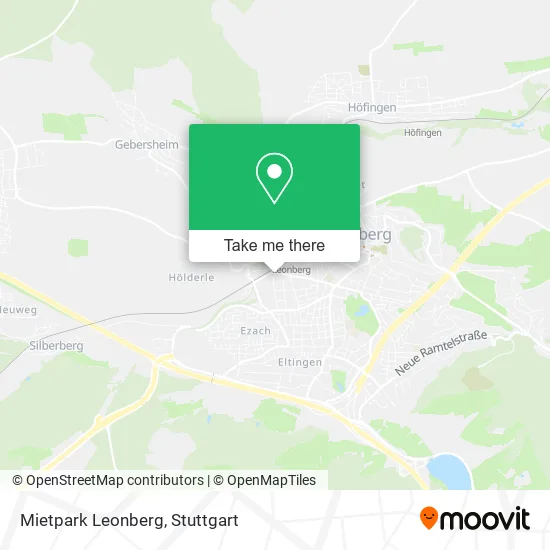 Карта Mietpark Leonberg