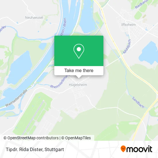 Карта Tipdr. Rida Dister