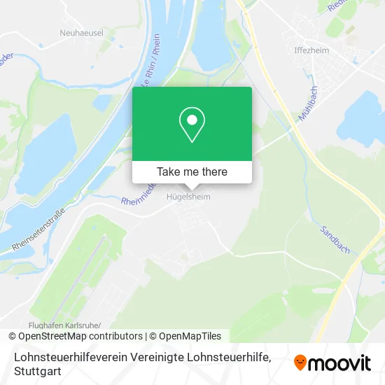 Карта Lohnsteuerhilfeverein Vereinigte Lohnsteuerhilfe