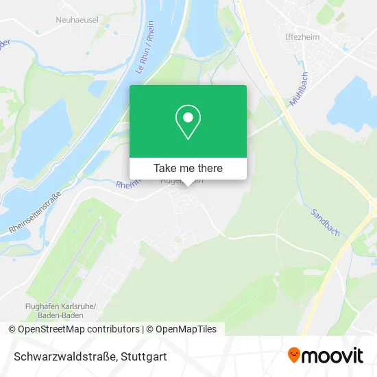 Карта Schwarzwaldstraße