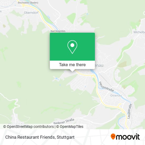 China Restaurant Friends map