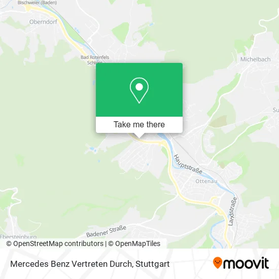 Карта Mercedes Benz Vertreten Durch
