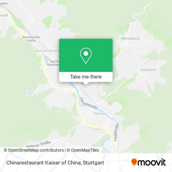 Chinarestaurant Kaiser of China map