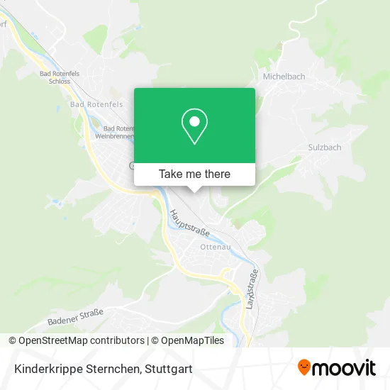 Карта Kinderkrippe Sternchen