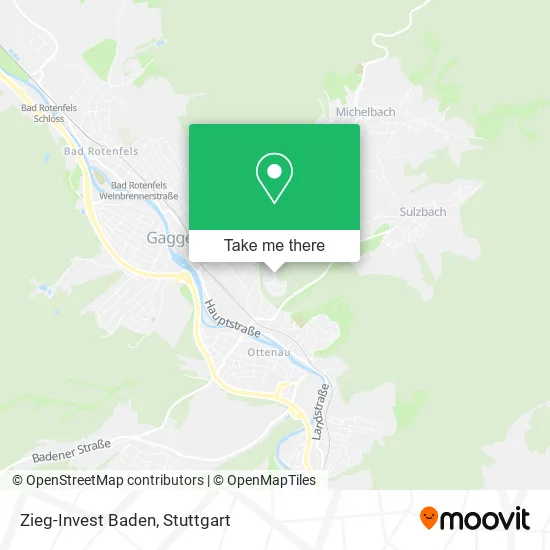 Карта Zieg-Invest Baden
