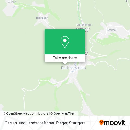 Garten- und Landschaftsbau Rieger map