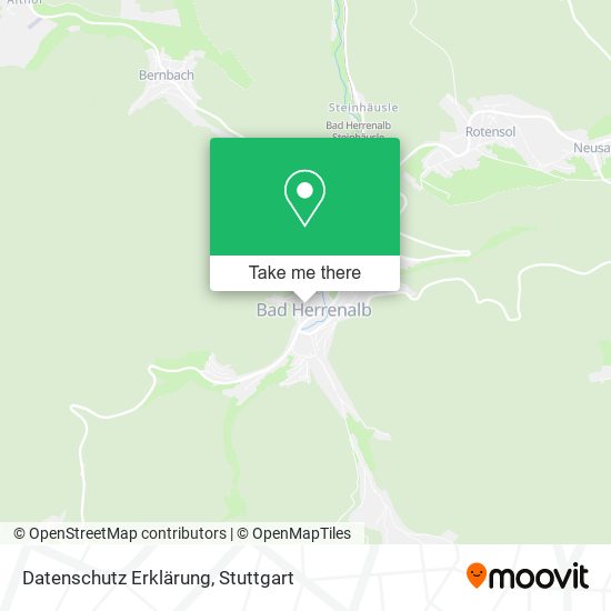 Datenschutz Erklärung map