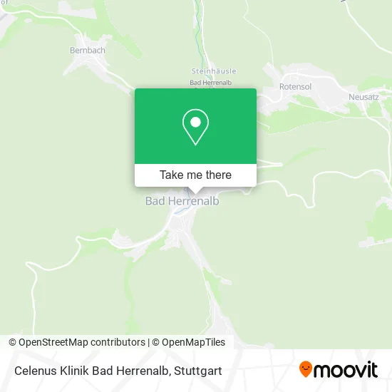 Карта Celenus Klinik Bad Herrenalb