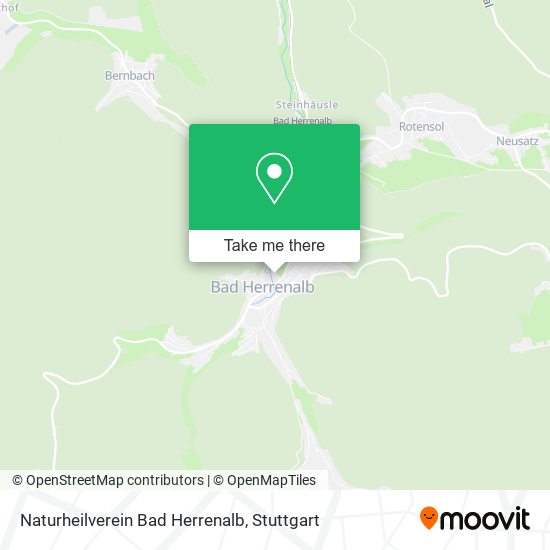 Naturheilverein Bad Herrenalb map