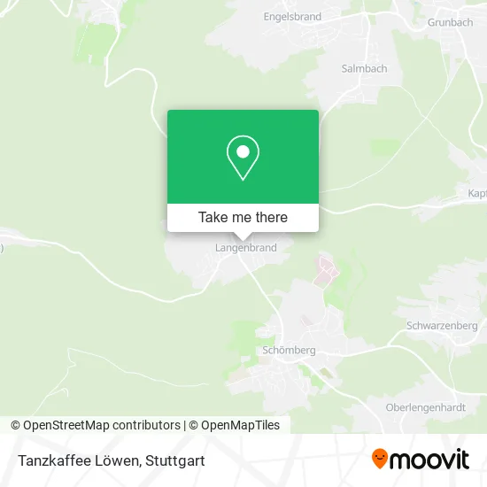 Карта Tanzkaffee Löwen