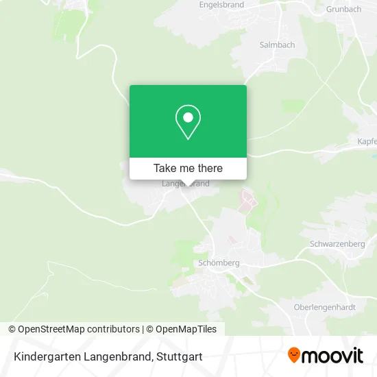 Карта Kindergarten Langenbrand