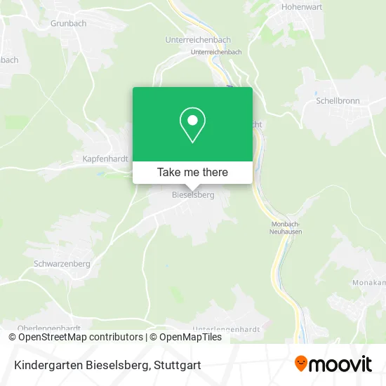 Карта Kindergarten Bieselsberg