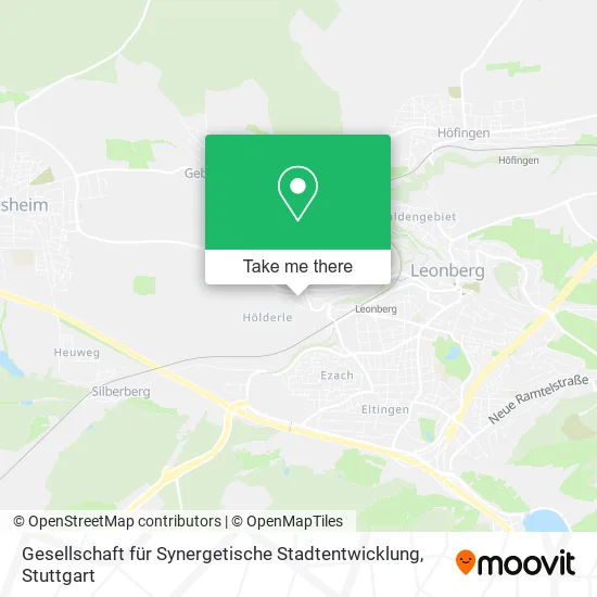 Карта Gesellschaft für Synergetische Stadtentwicklung