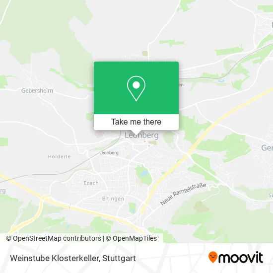 Карта Weinstube Klosterkeller