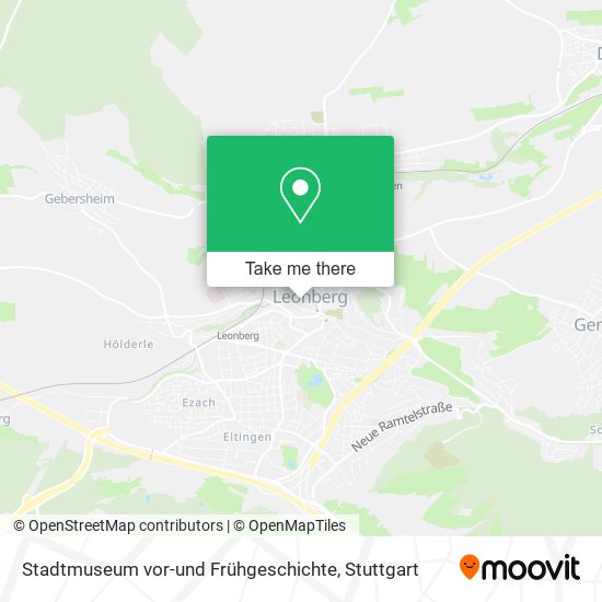 Stadtmuseum vor-und Frühgeschichte map