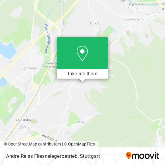 Карта Andre Reiss Fliesnelegerbetrieb