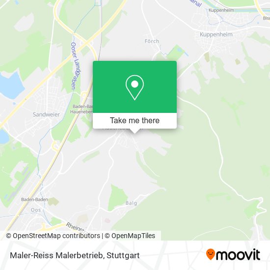 Maler-Reiss Malerbetrieb map