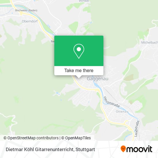 Dietmar Köhl Gitarrenunterricht map