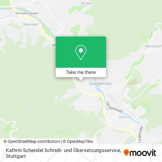 Карта Kathrin Schendel Schreib- und Übersetzungsservice