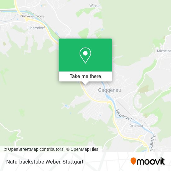 Naturbackstube Weber map