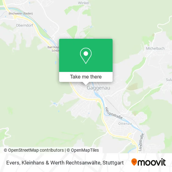 Карта Evers, Kleinhans & Werth Rechtsanwälte