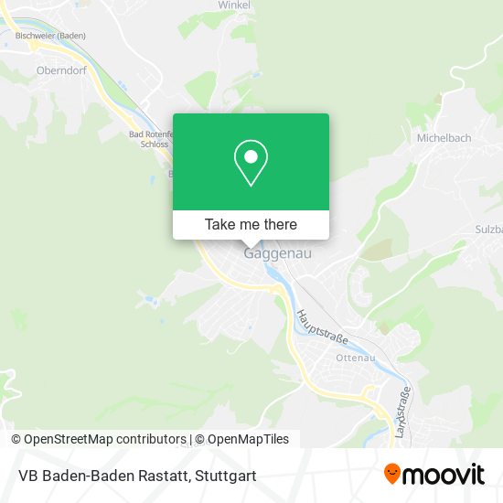 VB Baden-Baden Rastatt map