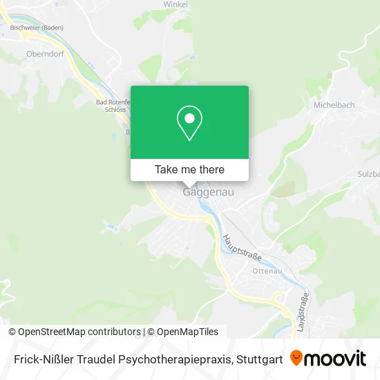 Карта Frick-Nißler Traudel Psychotherapiepraxis