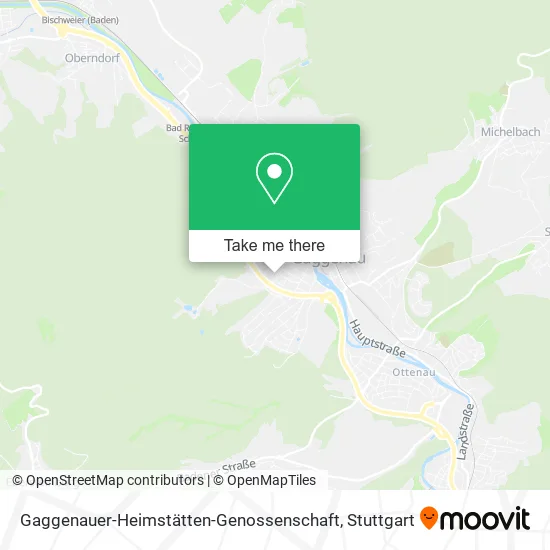 Карта Gaggenauer-Heimstätten-Genossenschaft
