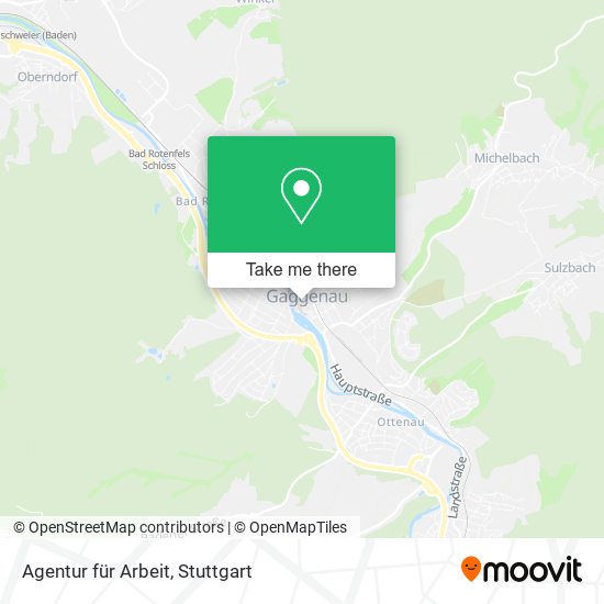 Agentur für Arbeit map
