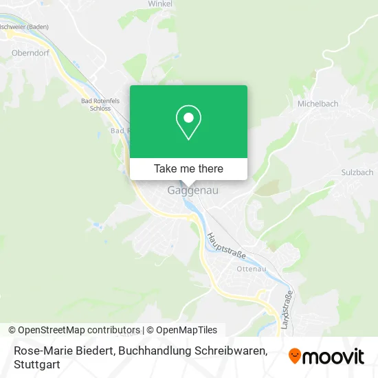 Карта Rose-Marie Biedert, Buchhandlung Schreibwaren