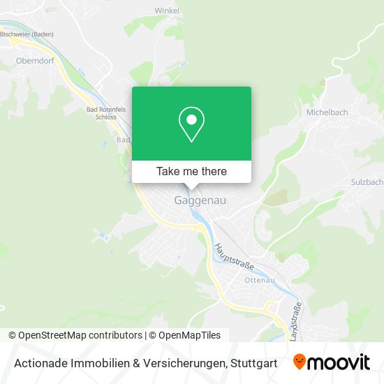 Actionade Immobilien & Versicherungen map