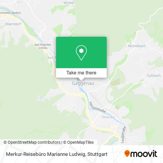 Merkur-Reisebüro Marianne Ludwig map