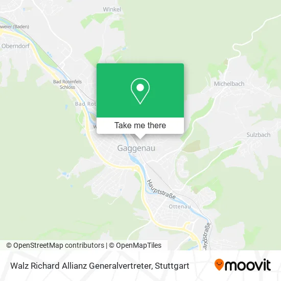 Карта Walz Richard Allianz Generalvertreter